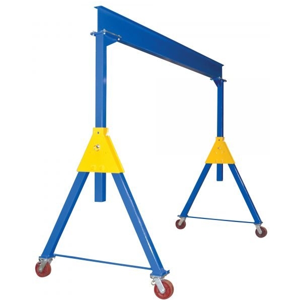 Vestil AHSN-10-15-10 KD Adjustable Gantry Crane (10,000lb, 15ft Beam, High Clearance)