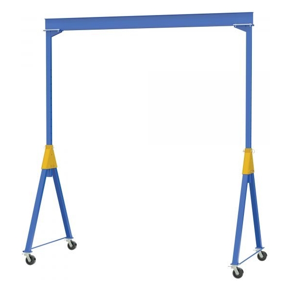 Vestil AHSN-6-15-7-TLC Adj. Knockdown Gantry Crane (6000lb Capacity, 15ft Beam, Total Lock)