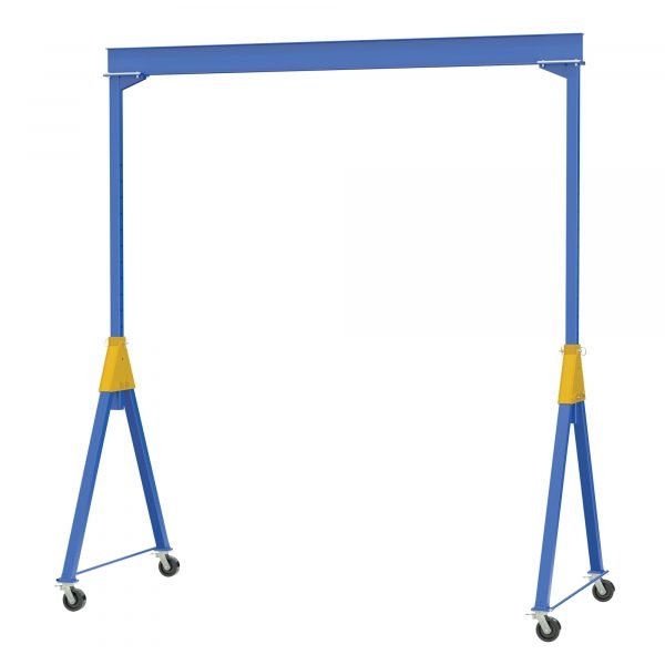 Vestil AHSN-8-15-7-TLC Adj. Knockdown Gantry Crane (8000lb Capacity, 15ft Beam, Total Lock) 1 Vestil AHSN-8-15-7-TLC Adj. Knockdown Gantry Crane (8000lb Capacity, 15ft Beam, Total Lock)