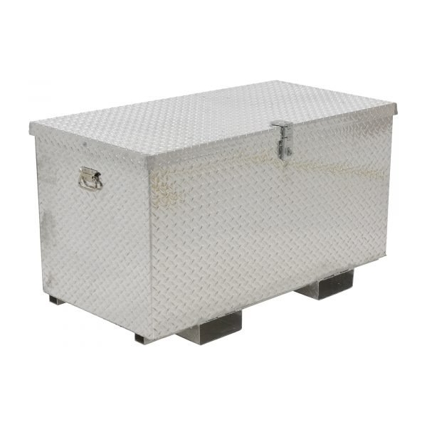 Vestil APTS-2448-F 24x48 Aluminum Tool Box w/ Fork Pockets (Silver)