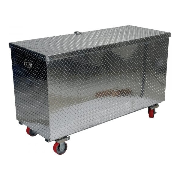 Vestil APTS-3060-C 30x60 Portable Aluminum Tool Box w/ Casters (Silver)