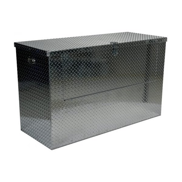 Vestil APTS-3060-FD 30x60 Aluminum Tool Box w/ Front Door (Silver)