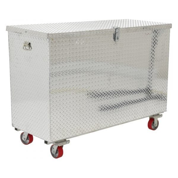 Vestil APTS-3660-C 36x60 Portable Aluminum Tool Box w/ Casters (Silver)