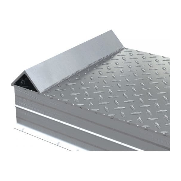 Vestil ATWR-ROG-18-8-66 18in Aluminum Roll-Off Guard, 30000 Lb Capacity