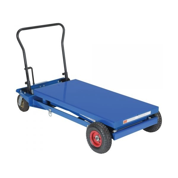 Vestil CART-PN-1000 1,000 lbs Rough Terrain Cart (24" x 48", Pneumatic Wheels)