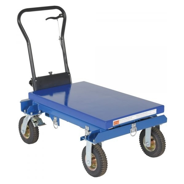 Vestil CART-PN-600 Rough Terrain Pneumatic Cart (600lb Capacity, 20.5in. x 33.5in.)