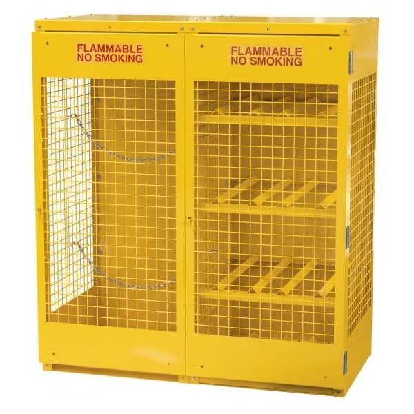 Vestil CYL-H8-V510-KD Horizontal/Vertical Cylinder Cabinet (8 Horiz/5-10 Vert, Knock Down)