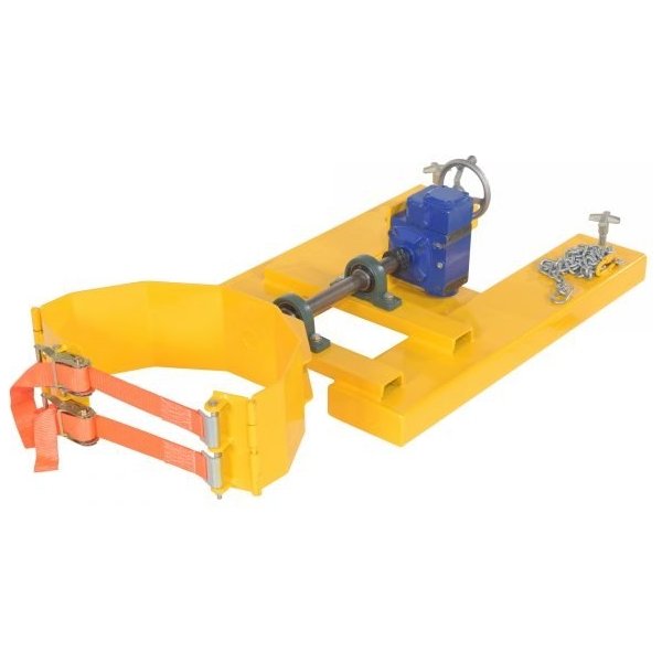 Vestil DCR-RAR-12 Right Angle Drum Rotator (1200 lb Capacity, 55 Gallon)