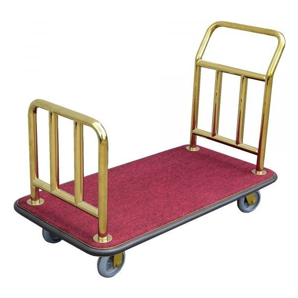 Vestil DELUXE-C Deluxe Platform Cart (600 lb, 25.75 x 49)
