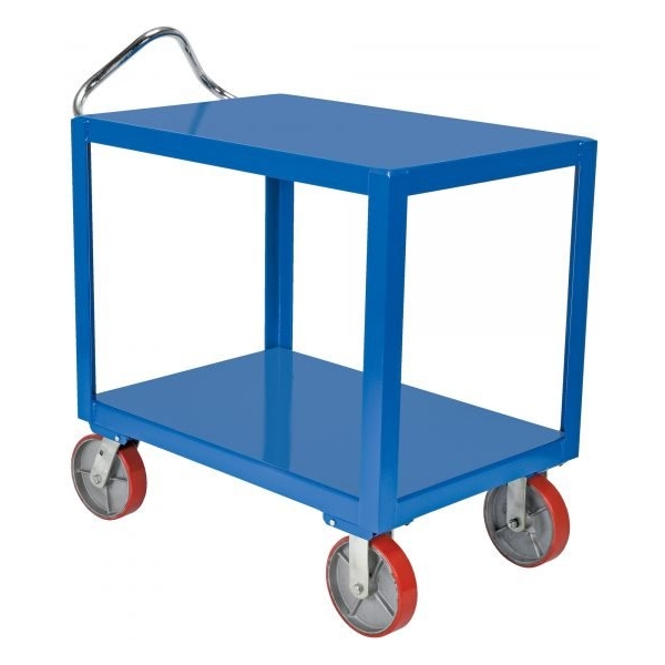 Vestil DH-PU2.4-2436 4,000 lbs Ergo Handle Steel Utility Cart (24 in x 36 in)
