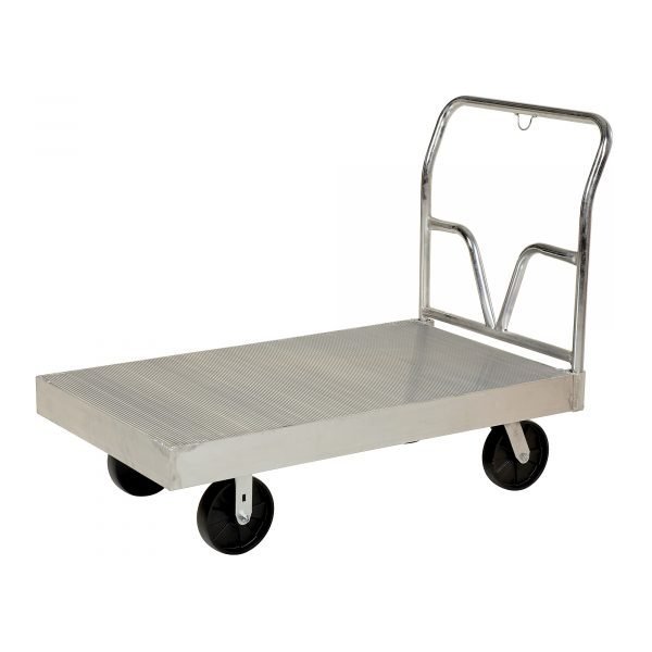 Vestil EFHD-3048 Heavy-Duty Aluminum Platform Truck (4800lb Capacity, 30in. x 48in.)