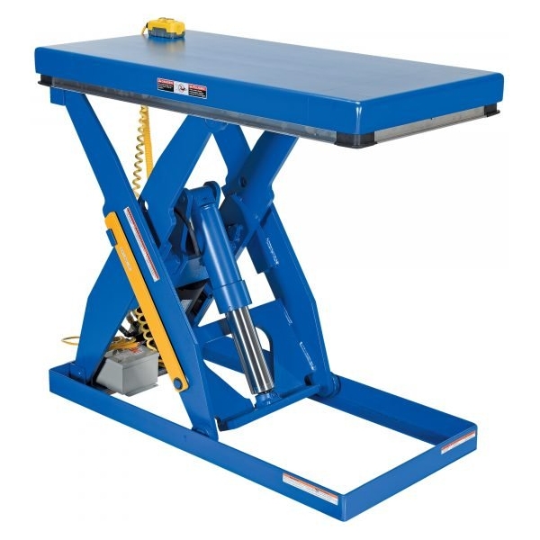 Vestil EHLT-2448-3-43-QS 3K Electric Hydraulic Scissor Lift Table (24 x 48, Quick Ship)