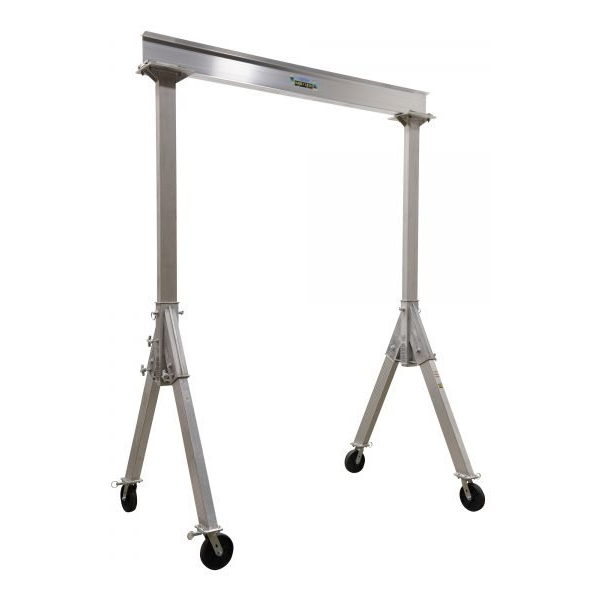 Vestil FHA-4-8-10 4,000 lbs Fixed Aluminum Gantry Crane (8 ft I-Beam)