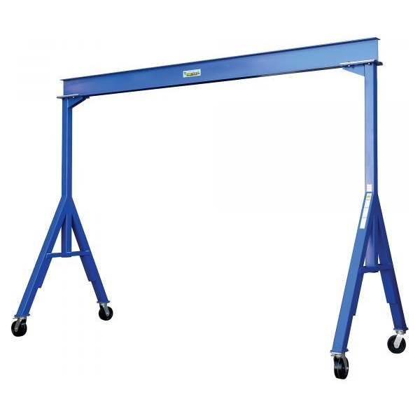 Vestil FHS-6-10 6,000 lbs Fixed Steel Gantry Crane (10 ft I-Beam)