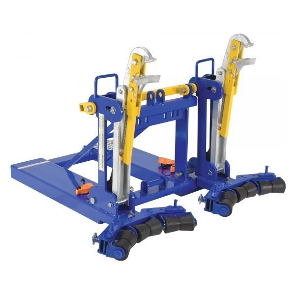 Vestil FMDL-2-LDS-R3 Automatic Eagle Beak Drum Lifter (1000 lb, Double Drum, Rollers)