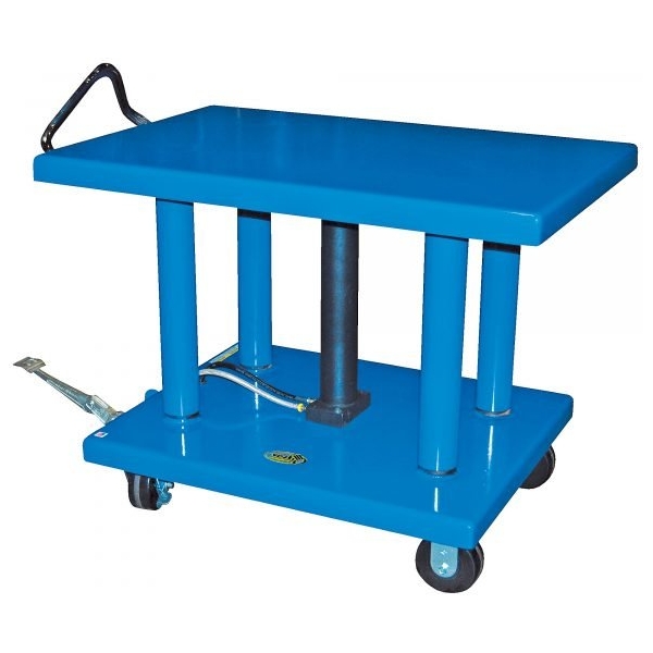 Vestil HT-20-4848 Hydraulic Post Table (2000lb Capacity, 48in. x 48in.)