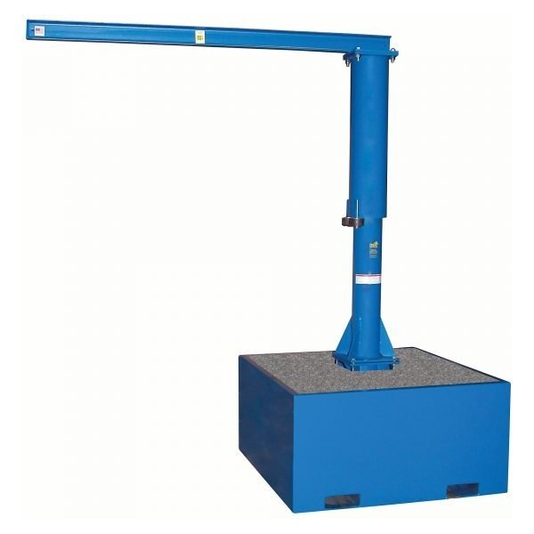 Vestil JIB-CB-50-8-10-BC Portable Jib Crane (500lb Capacity, 96in. Boom, Fork Mount)