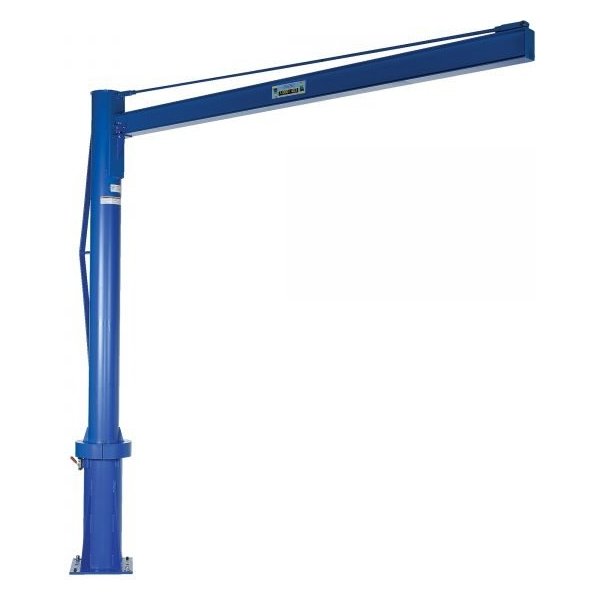 Vestil JIB-P-10-10-10 Floor Mount Multi-Station Jib Crane (1000lb Capacity, 120in. Boom)