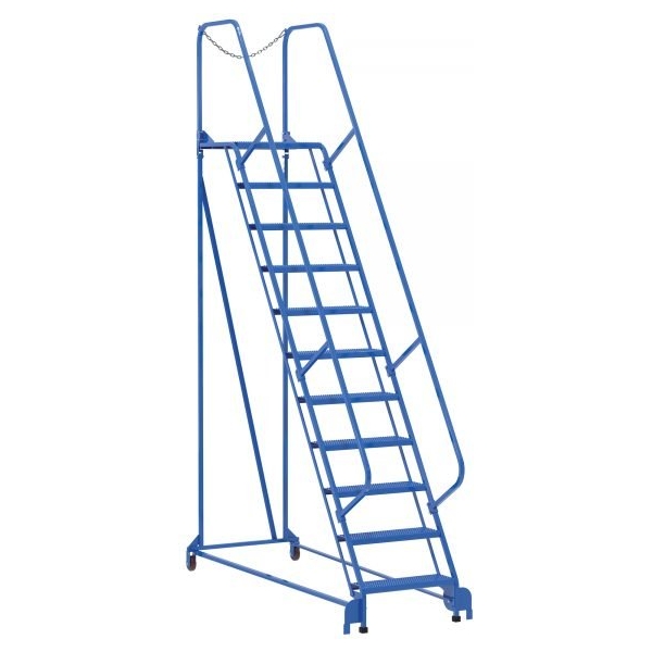 Vestil LAD-MM-11-P 11-Step Perforated Steel Maintenance Ladder (140" H)