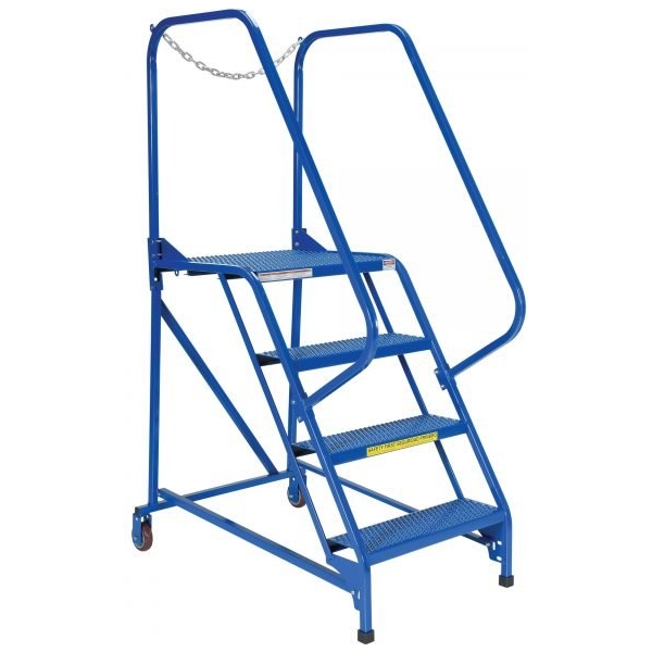 Vestil LAD-MM-4-P 4-Step Perforated Steel Maintenance Ladder (70" H)
