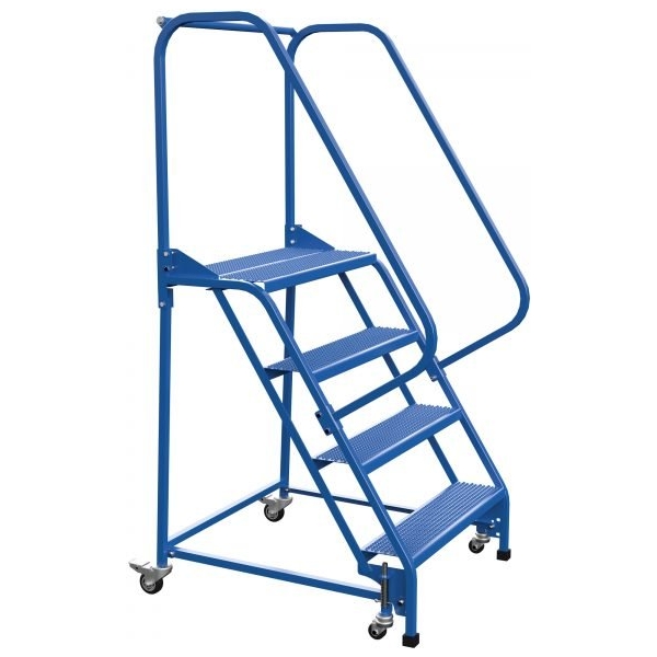 Vestil LAD-PW-32-4-P 4-Step Perforated Warehouse Ladder (70" H, 32" Wide)