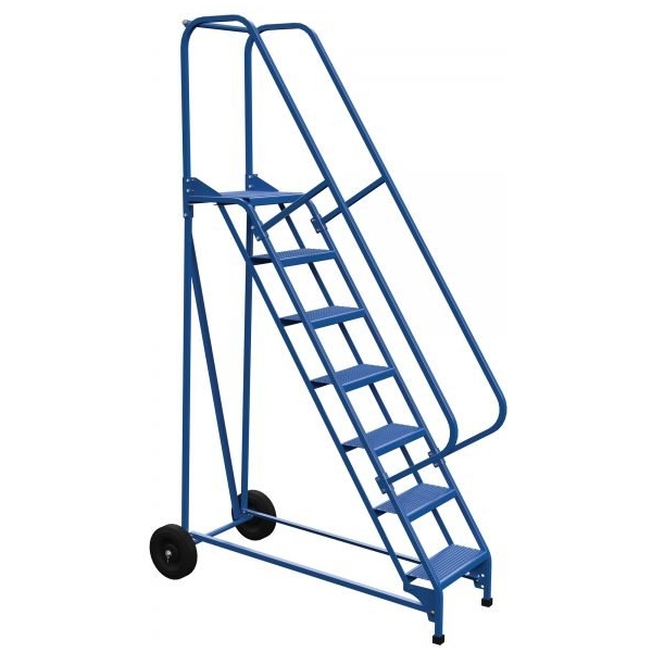 Vestil LAD-RAF-7-P 7-Step Perforated Roll-A-Fold Ladder (100" H)