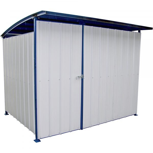Vestil MDS-96-DR Multi-Duty Steel Storage Shed, 96"L x 120"W, Drive-Up Ramp 1 Vestil MDS-96-DR Multi-Duty Steel Storage Shed, 96"L x 120"W, Drive-Up Ramp
