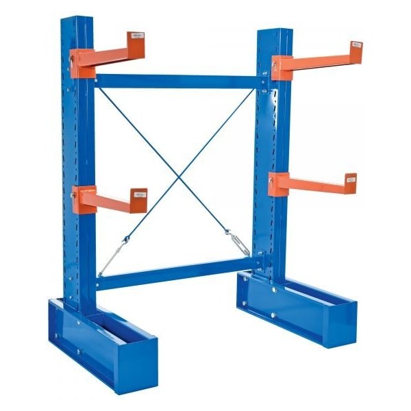 Vestil MU-C-8-24-SET 8ft H Medium-Duty Cantilever Starter Kit (24in Arms)