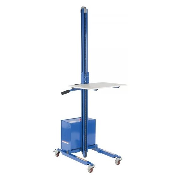 Vestil PEL-100S-A1 DC Powered Quick Lift (125lb Capacity, 6 ft. Working Height)