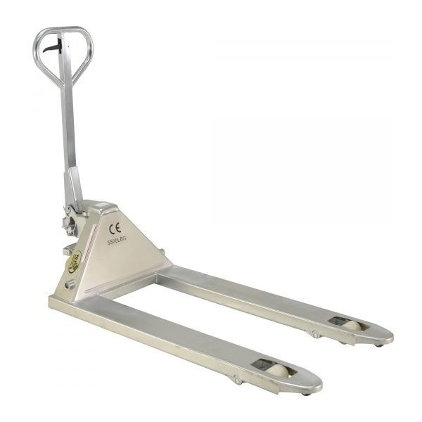Vestil PM5-2748-S-Z Zinc Coated Pallet Truck (5.5K Capacity, 27in. x 48in. Forks)