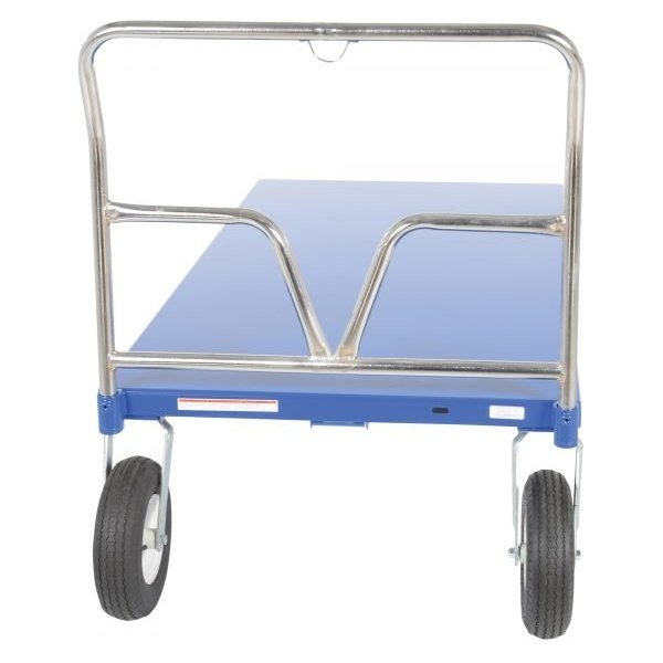 Vestil PNU-2496 Pneumatic Tire Platform Cart (1500lb Capacity, 24in. x 96in.)