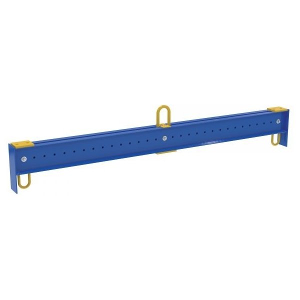 Vestil SBM-BFB-100-10 Steel Spreader Beam (10,000lb Capacity, 128.5in. Long)