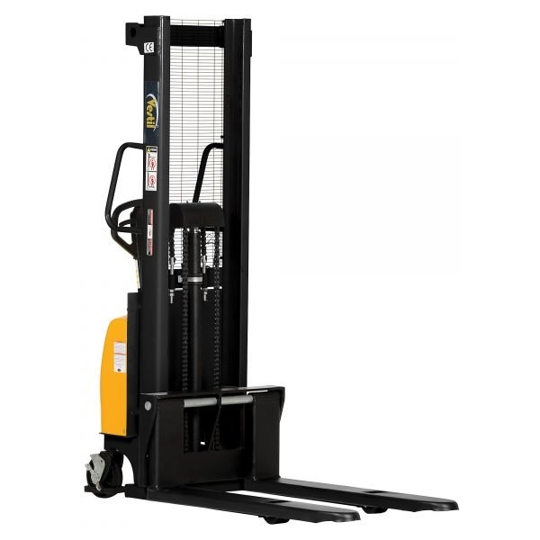 Vestil SE/HP-63 Hand Pump/DC Pallet Stacker (2000 lb, 63in. Lift)