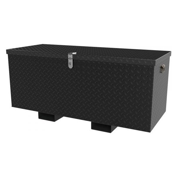 Vestil STTB-3648-F 36x48 Steel Treadplate Tool Box w/ Fork Pockets (Black)