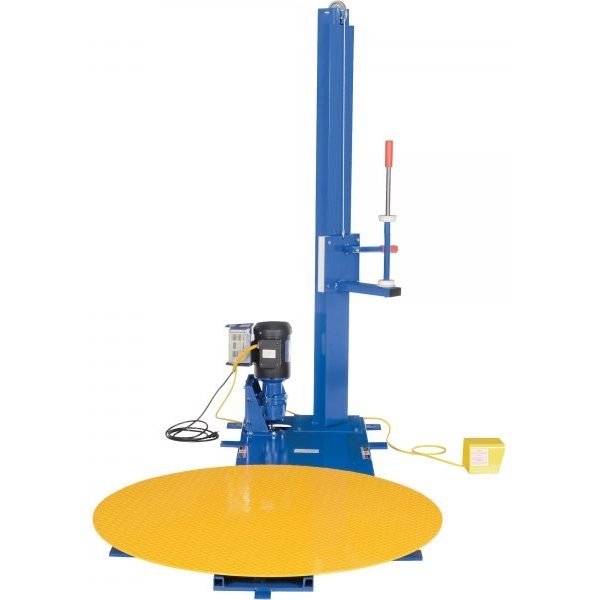 Vestil SWA-48 Semiautomatic Stretch Wrap Machine (Industrial Pallet Wrapper)