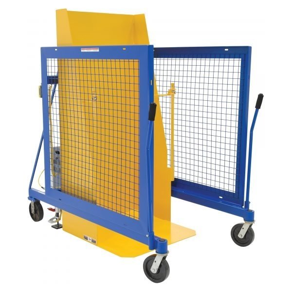 Vestil TCD-U-72-DC 72in. DC Electric Universal Trash Can Dumper (400lb Capacity)
