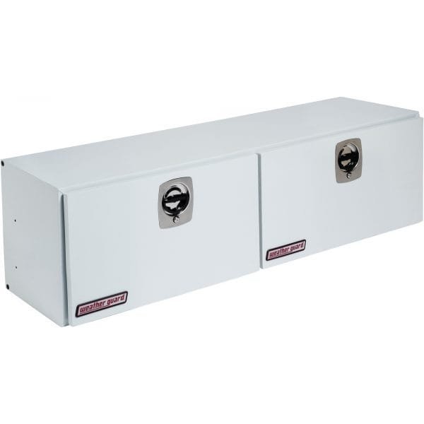 Weather Guard 265-3-02 64in Steel Super-Side Mount Truck Tool Box (White)