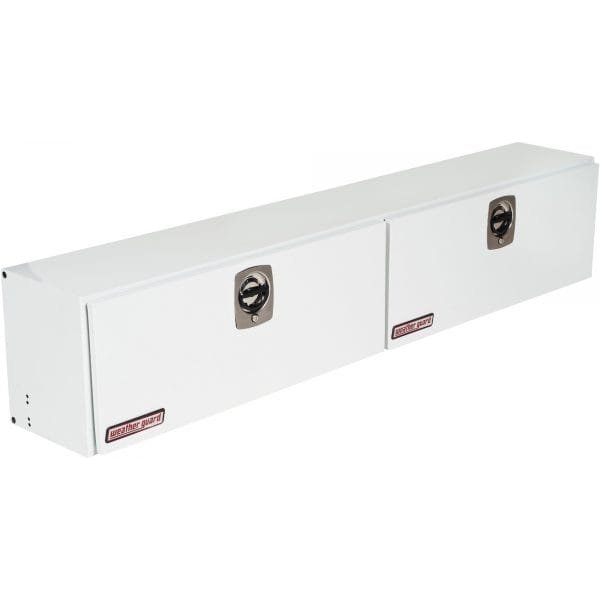 Weather Guard 291-3-02 90in Steel Super-Side Mount Truck Tool Box (White)
