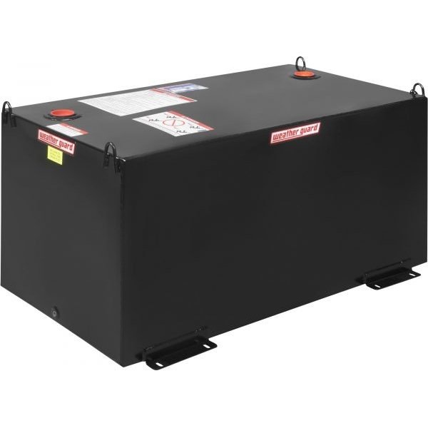 Weather Guard 358-5-02 Rectangular Steel Diesel Fuel Transfer Tank 100-Gallon Black