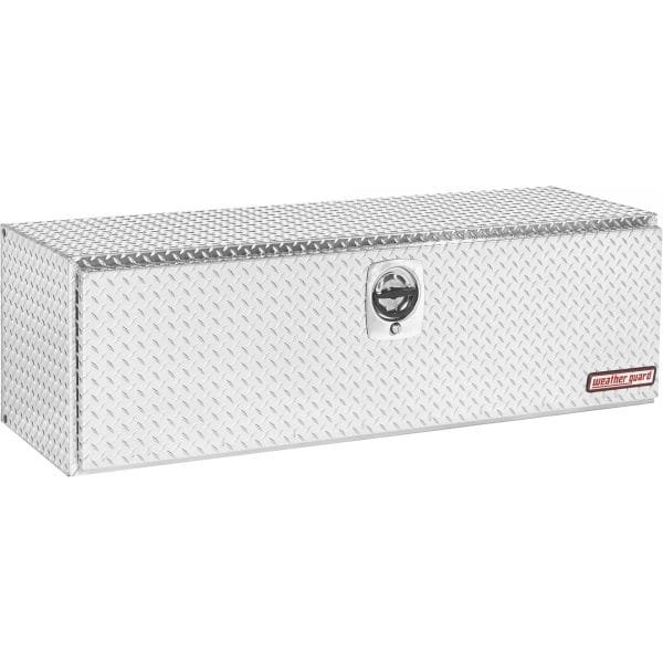 Weather Guard 660-0-02 60in Aluminum Underbed Truck Tool Box (Diamond Plate)