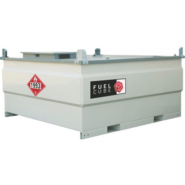 Western Global FuelCube FCP1000 Fuel Tank w/ 12V Pump Kit 1000 Gallon (Gas/Diesel)