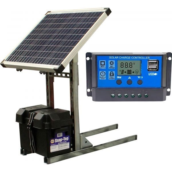 Western Global SPK-050-ABK Solar Panel Battery Charger Kit 50 Watt