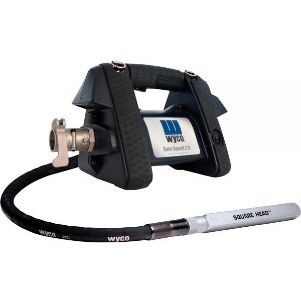 Wyco WSS2G1Q-138-7 Sure Speed 2.0 Concrete Vibrator w/ Quick Connect (7ft Shaft)