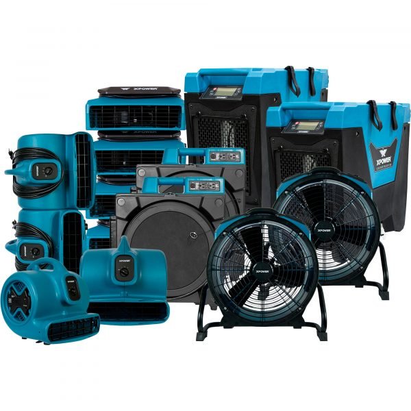 XPOWER 14-Pc. Restoration Contractor Mega Pack (Movers, Scrubbers, LGR Dehumidifiers) 1 XPOWER 14-Pc. Restoration Contractor Mega Pack (Movers, Scrubbers, LGR Dehumidifiers)