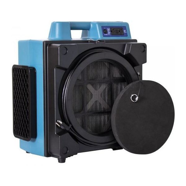 XPOWER X-4700A 3-Stage HEPA Air Scrubber w/ GFCI Outlets (750 CFM, Blue)