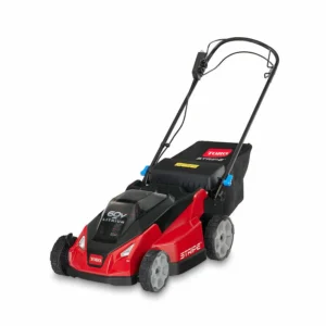 Toro 21 in. 60V Stripe Mower w/ RWD, Dual Blades, & Super Bagger
