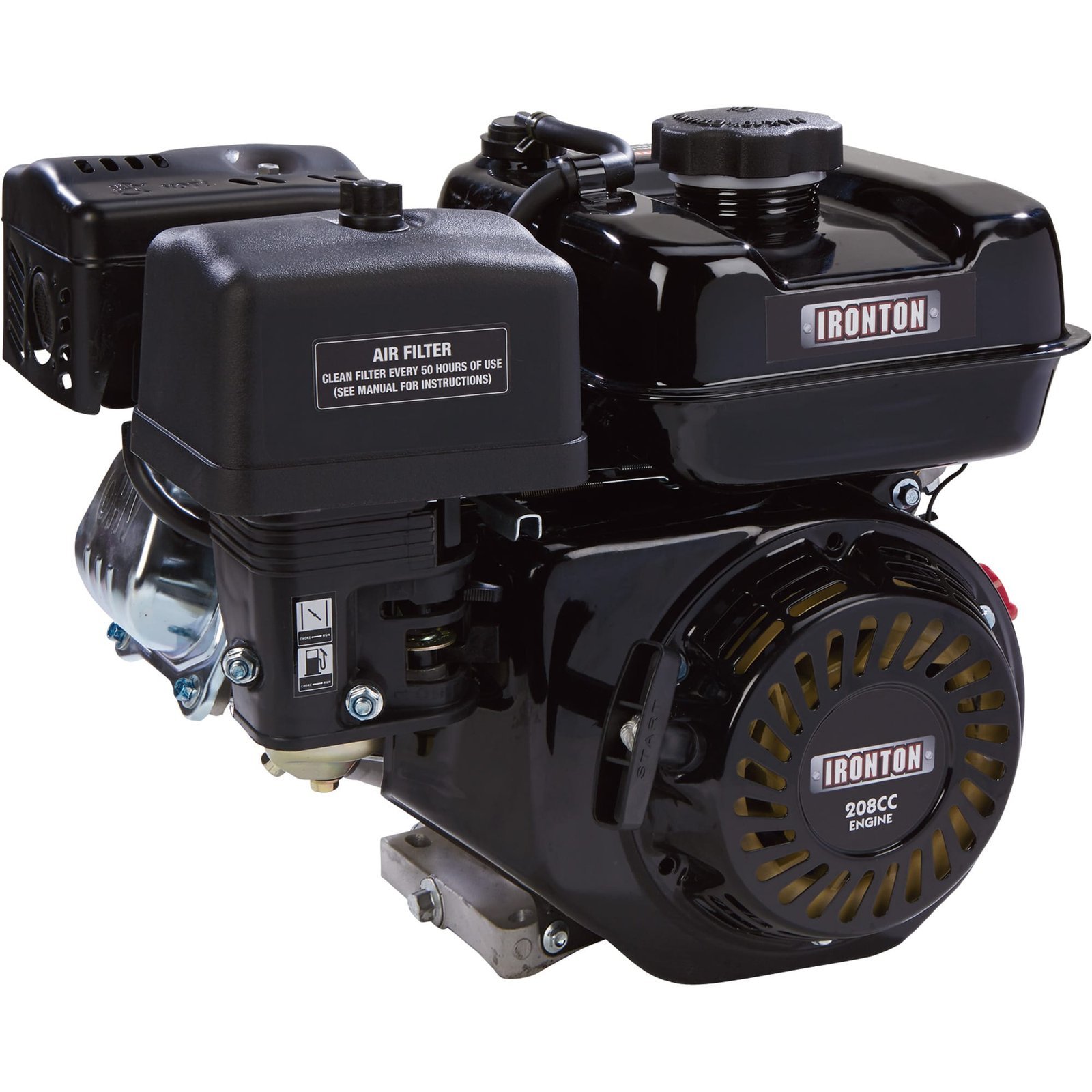 Ironton 208cc - 6.5HP Horizontal OHV Engine (3/4" Shaft) Ironton 208cc - 6.5HP Horizontal OHV Engine (3/4" Shaft)