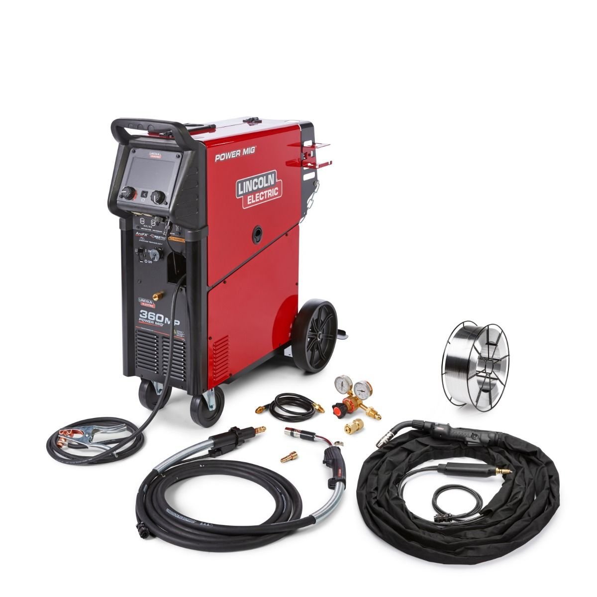 Lincoln K4662-1 Power MIG 360 Multi-Process Welder - Aluminum Trailer Mfg One-Pak Lincoln K4662-1 Power MIG 360 Multi-Process Welder - Aluminum Trailer Mfg One-Pak