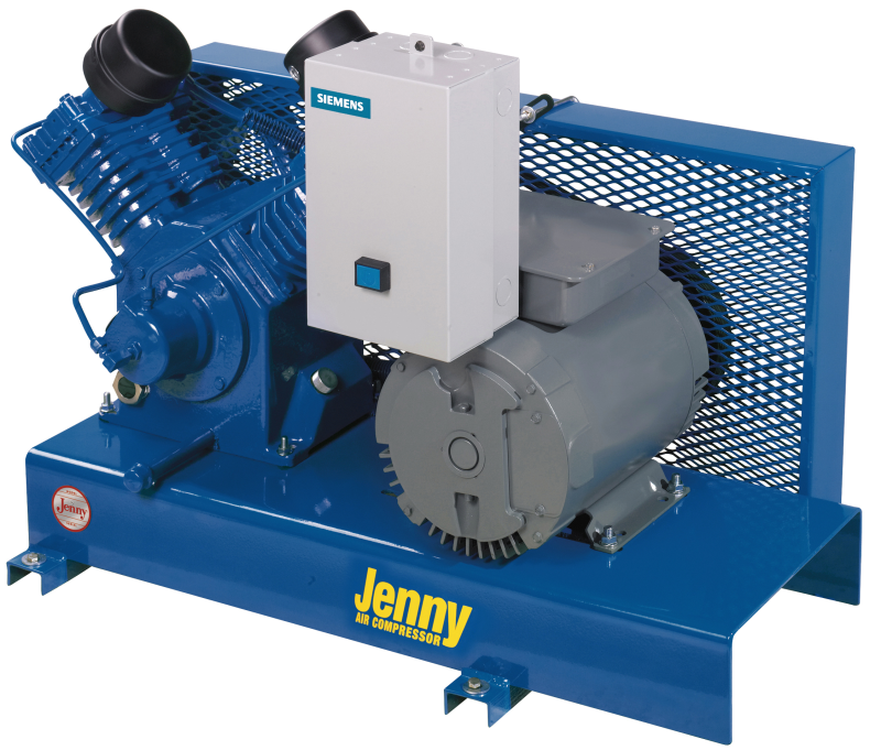 Jenny T25B-B Air Compressor - 25HP Base Mount